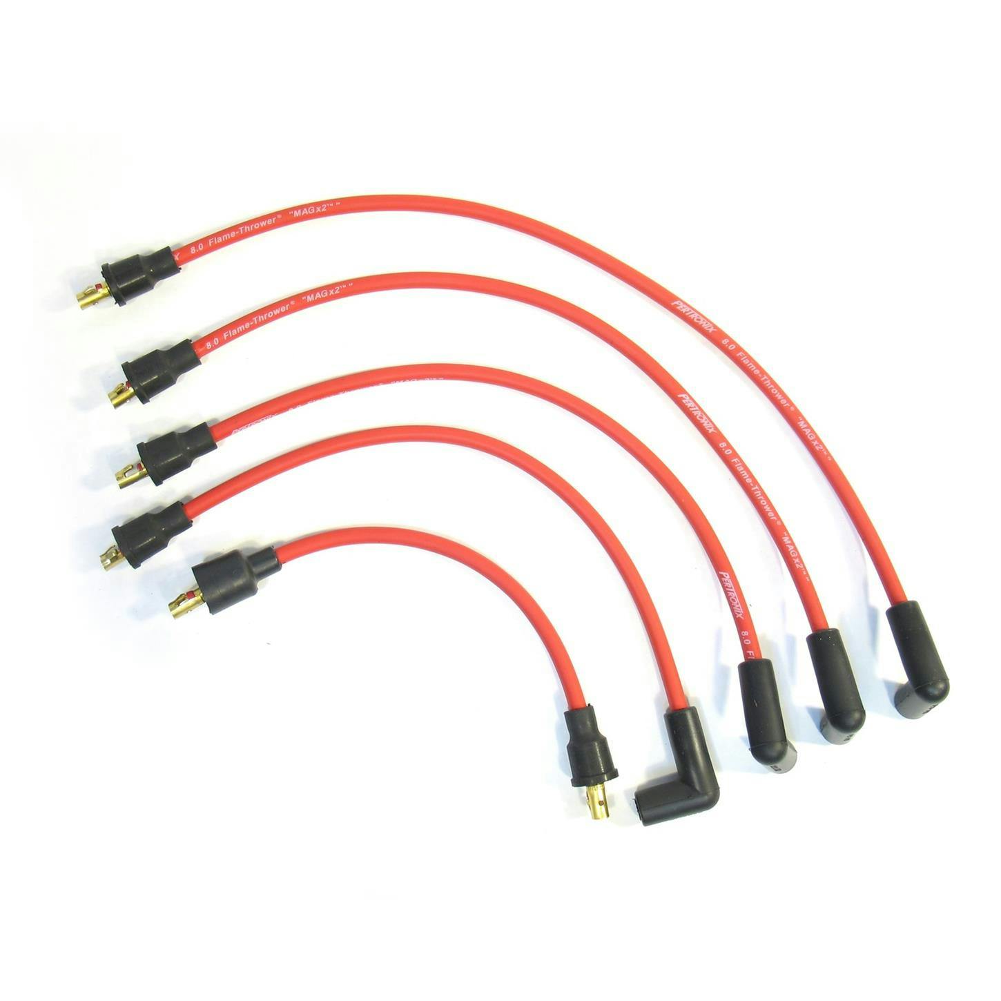 PerTronix 804412 Flame-Thrower Spark Plug Wires, 4 Cyl, 8mm Austin/MG