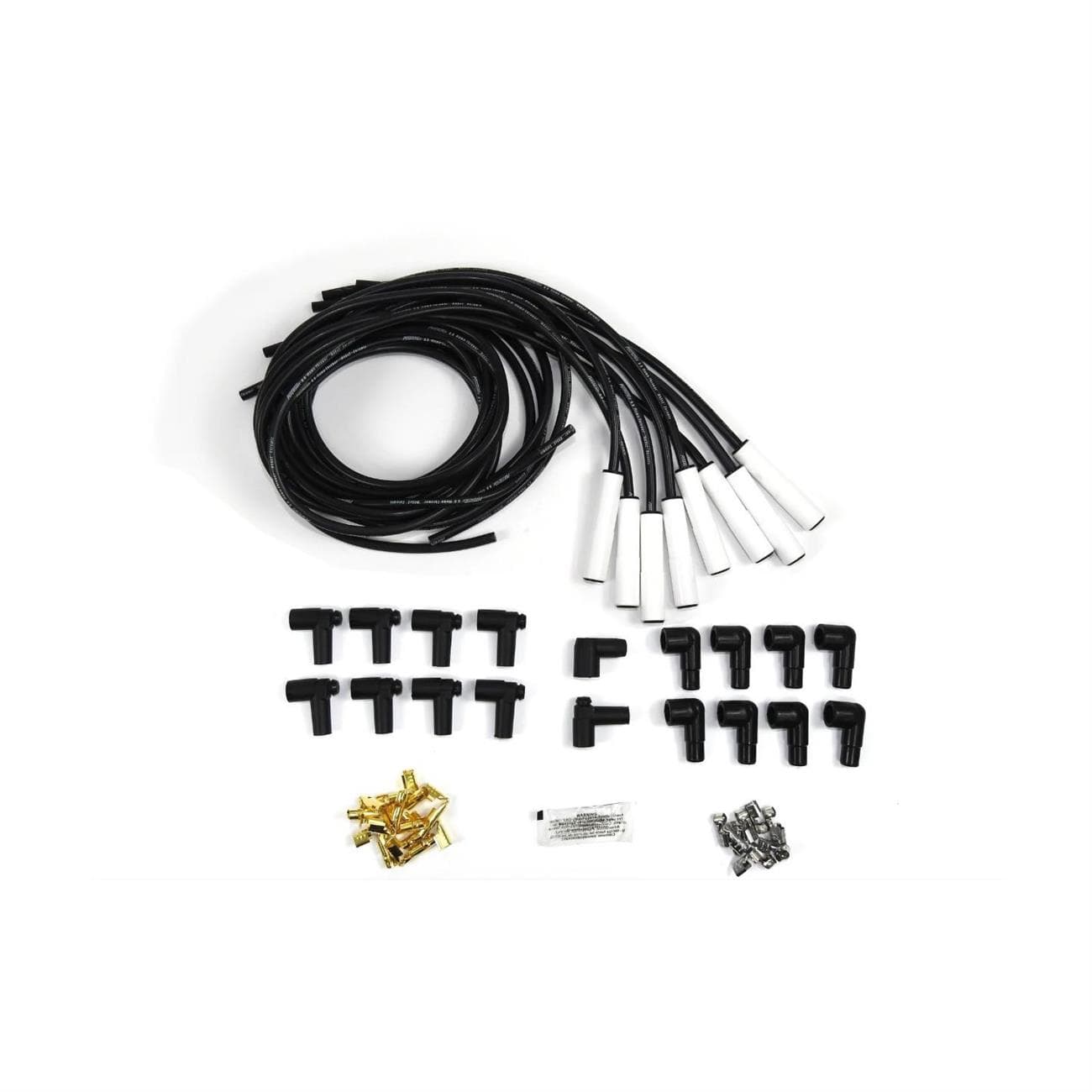 PerTronix 808280HT 8mm Ceramic Boot Spark Plug Wires, Straight, Black