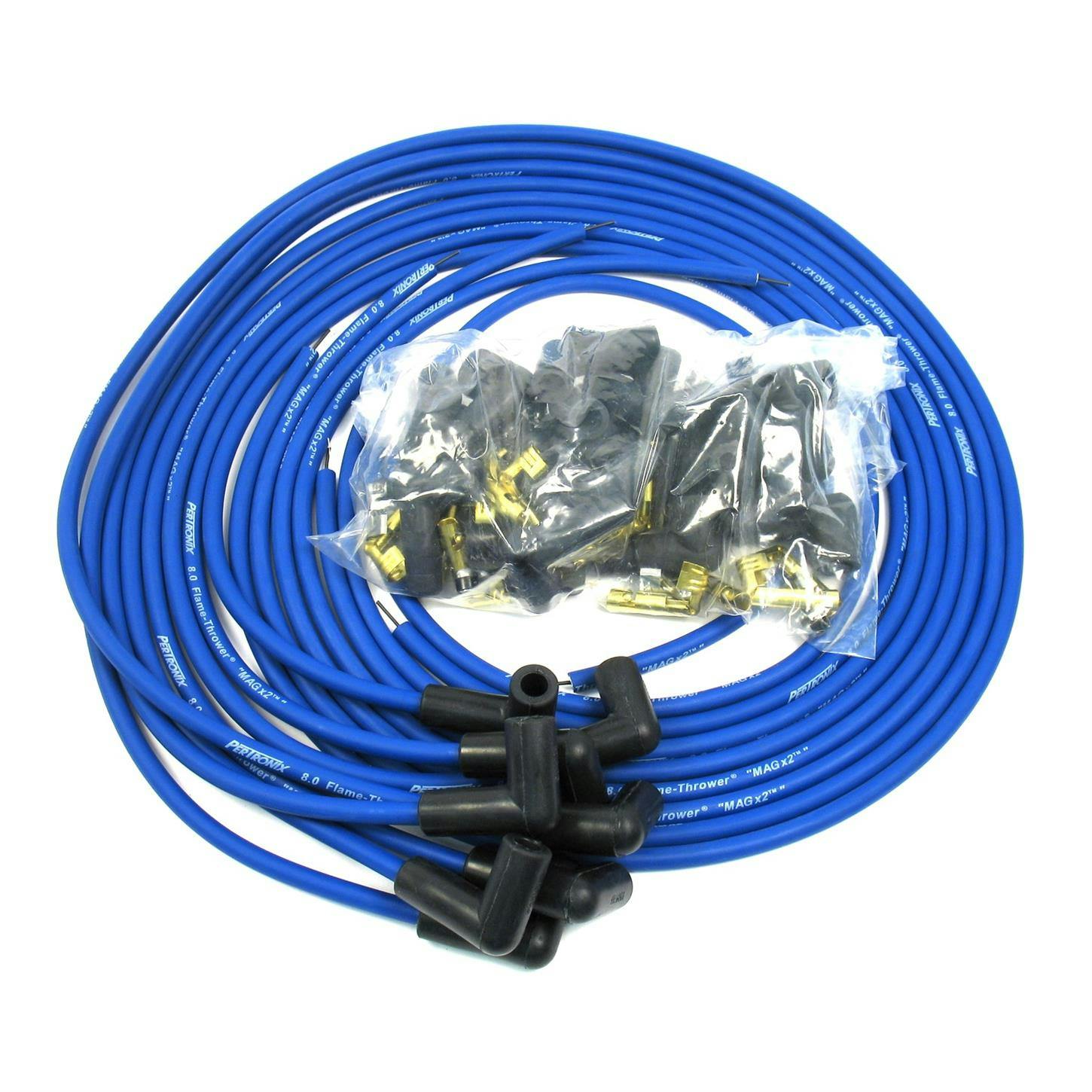 PerTronix 808390 Flame-Thrower Spark Plug Wires, 8 Cyl, Universal