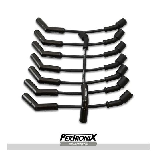 Pertronix 828224HT Flame Thrower Spark Plug Wires, GM LS, 45 Deg