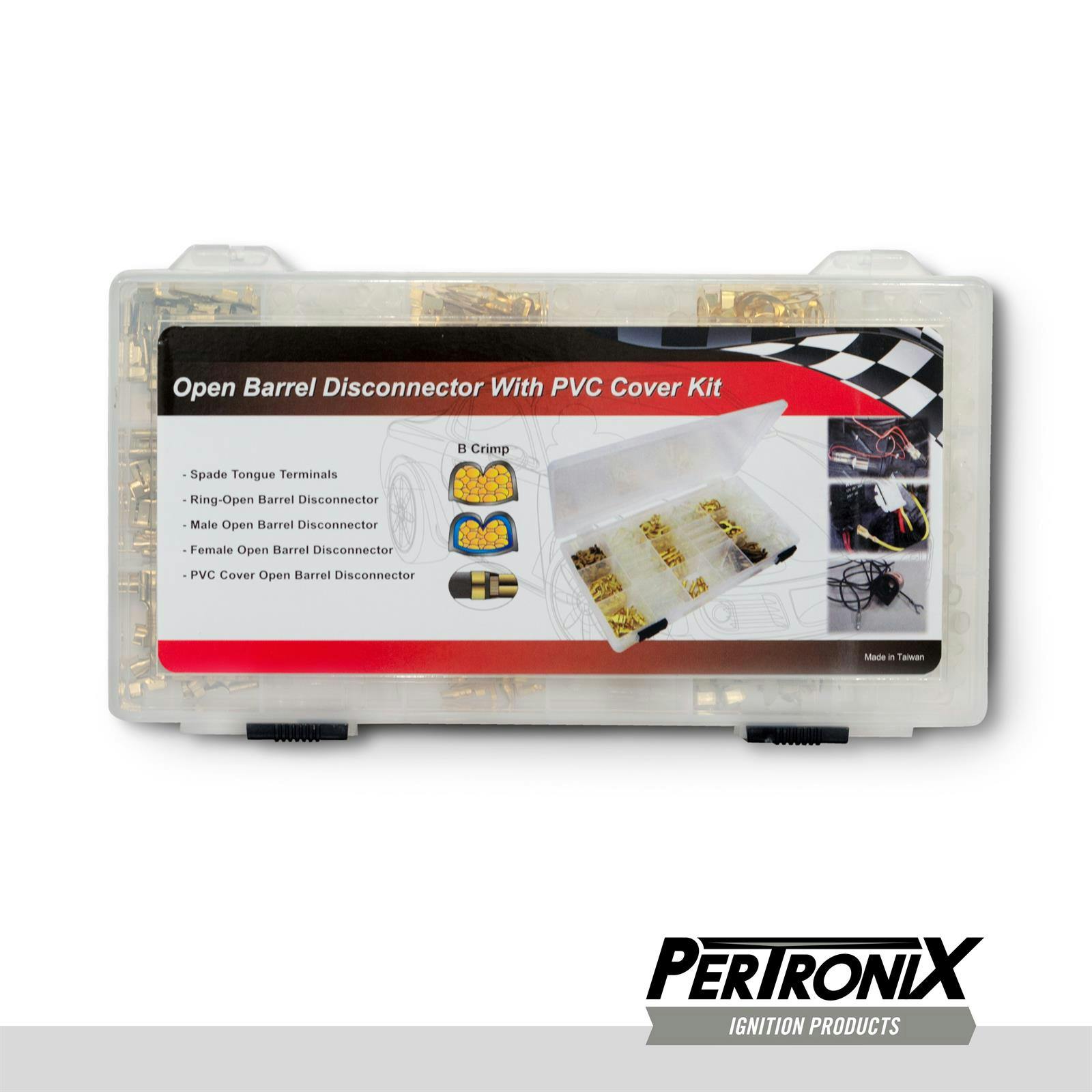 PerTronix A2032 Brass Open Barrel Terminal Kit