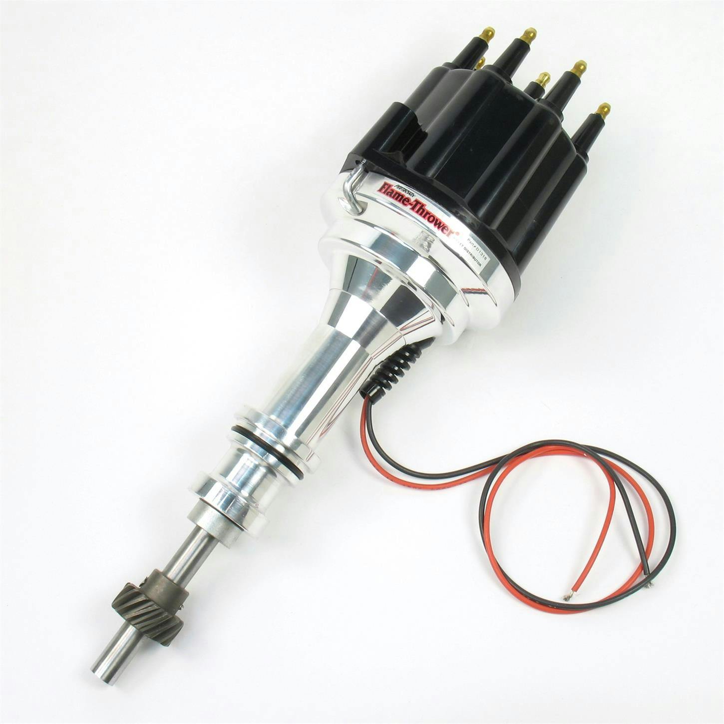 PerTronix D131810 Flame-Thrower Electronic Distributor, Ford 351W, Blk
