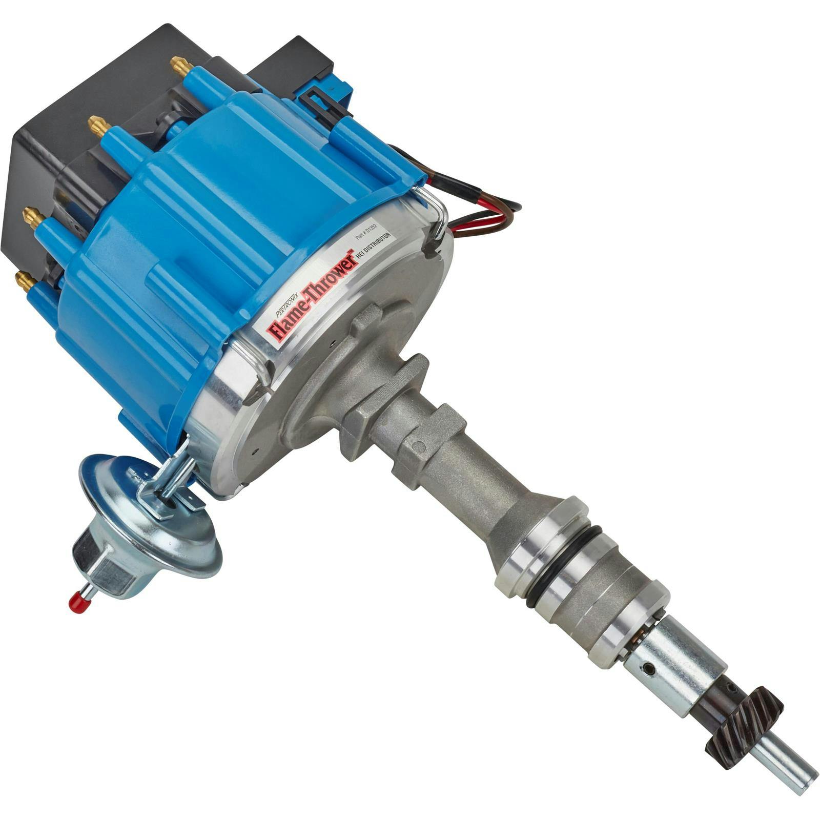 PerTronix D1352 Flame-Thrower Distributor HEI, SBF 221-302, Blue