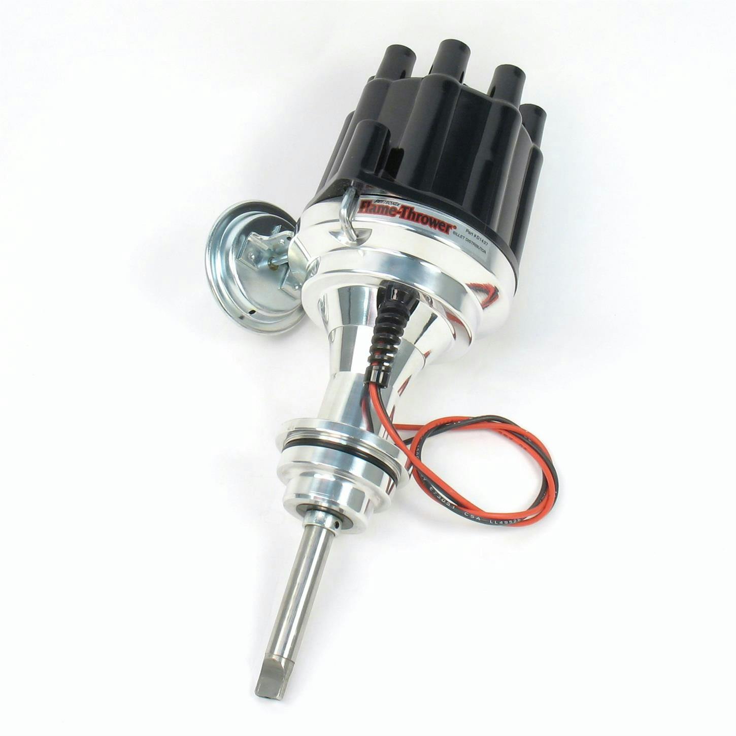 Pertronix D143700 Flame-Thrower Distributor, Mopar 426-440, Black