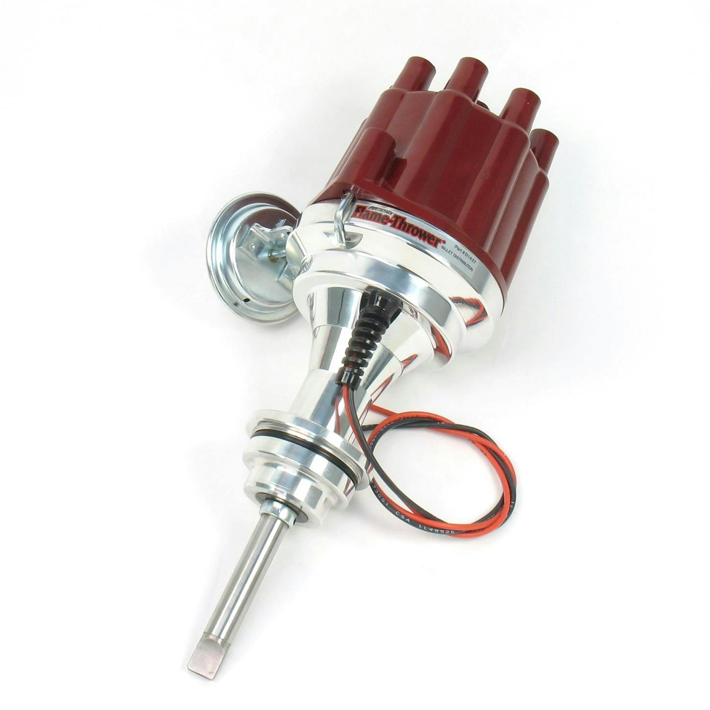 PerTronix D143701 Flame-Thrower Distributor, Mopar 426-440, Red