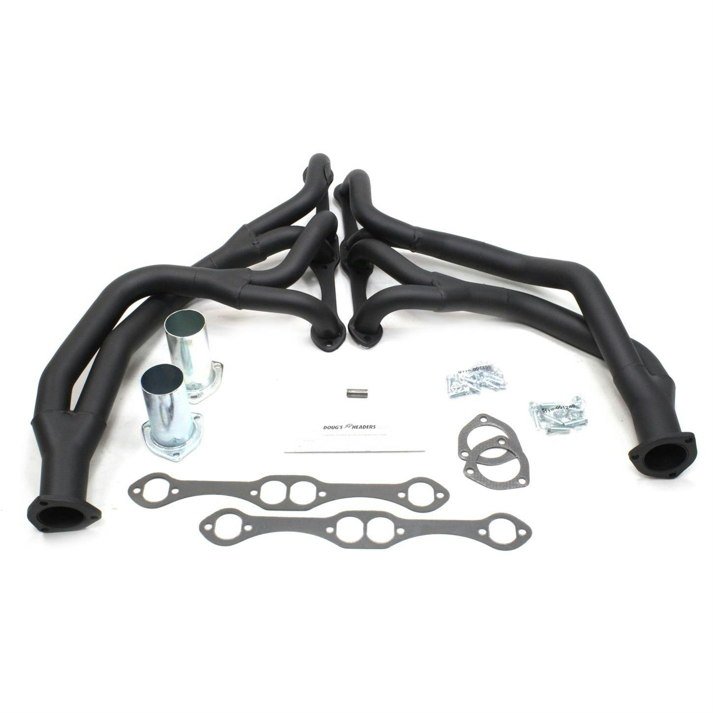 Doug's Headers D300Y-B Tri-Y Header, 1-5/8 In, 73-87 Chevy Truck, Blk