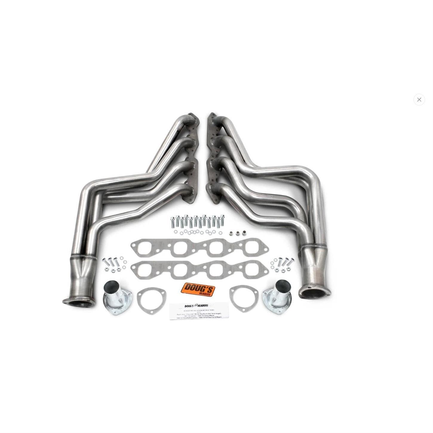 Doug's Headers D313-SS 64-77 BBC 1 3/4" 304 SS Long Tube Headers