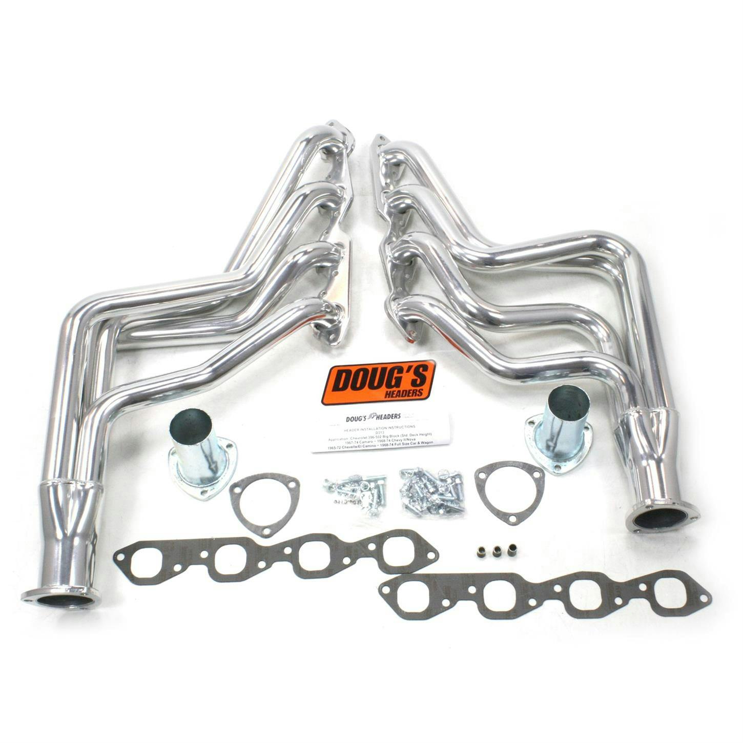 Doug's Headers D313 Full Length Header, 1-3/4 In, 67-74 Camaro, CC