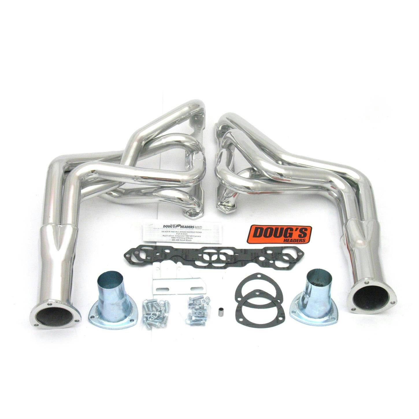 Doug's Headers D323 Full Length Header, 1-7/8 In, 67-69 Camaro, CC
