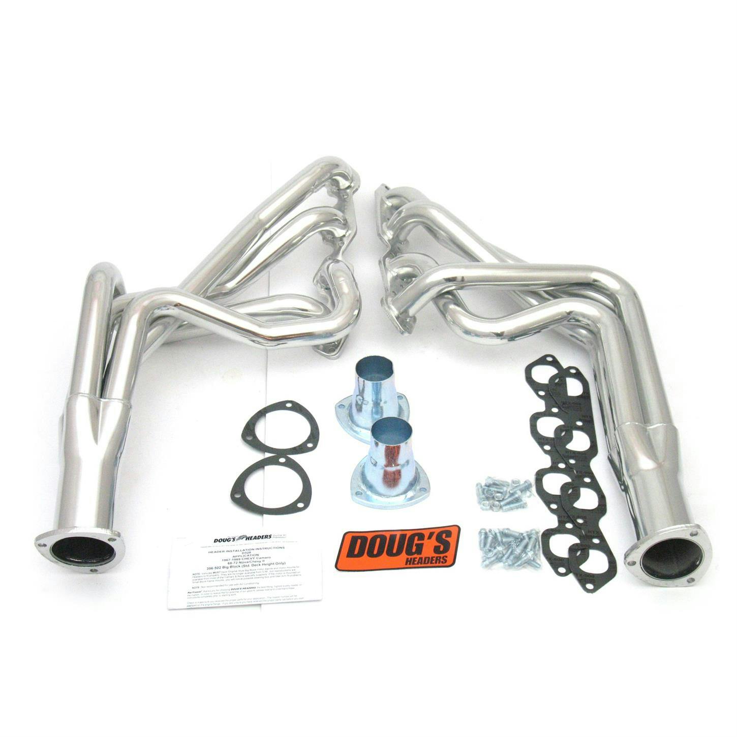 Doug's Headers D328 Full Length Header, 1-7/8 In, 67-69 Camaro, CC