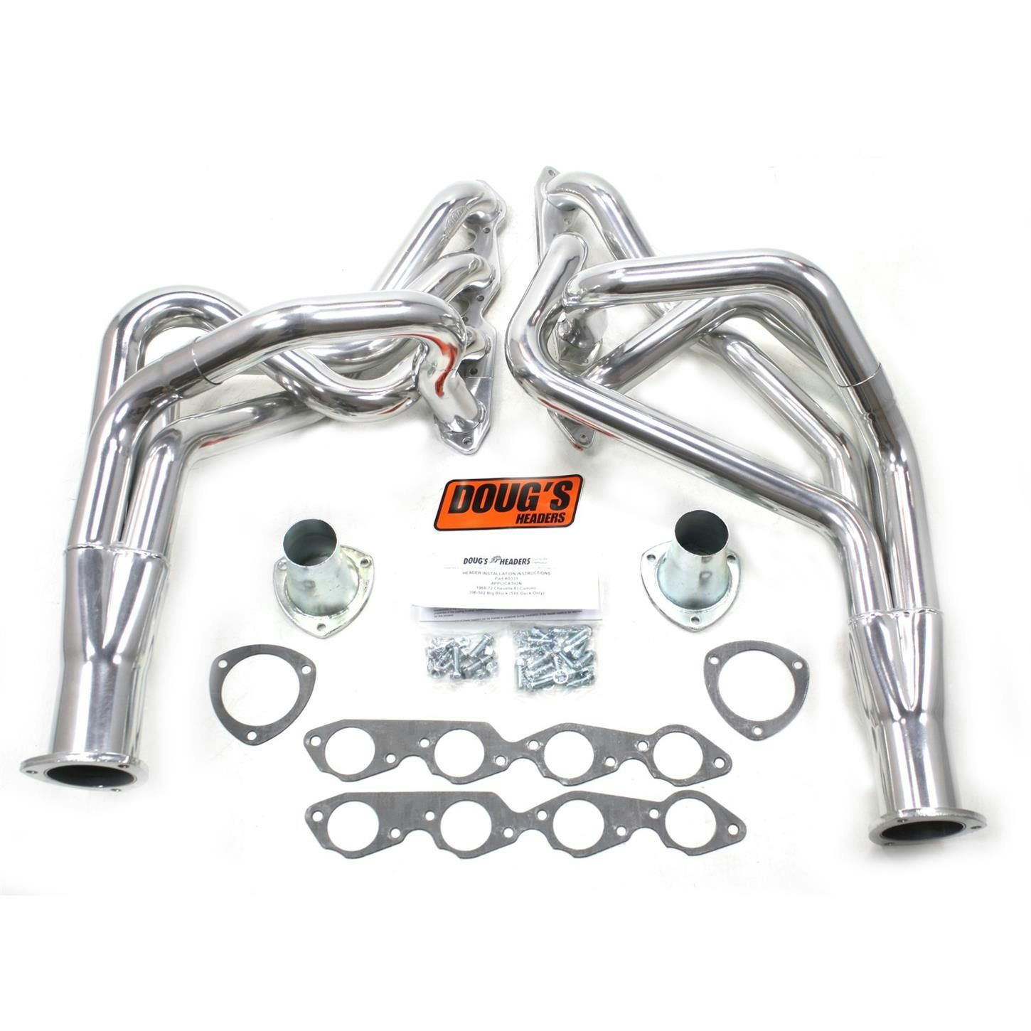 Doug's Headers D331 Full Length Header, 2-1/8 In, 68-72 Chevelle, CC