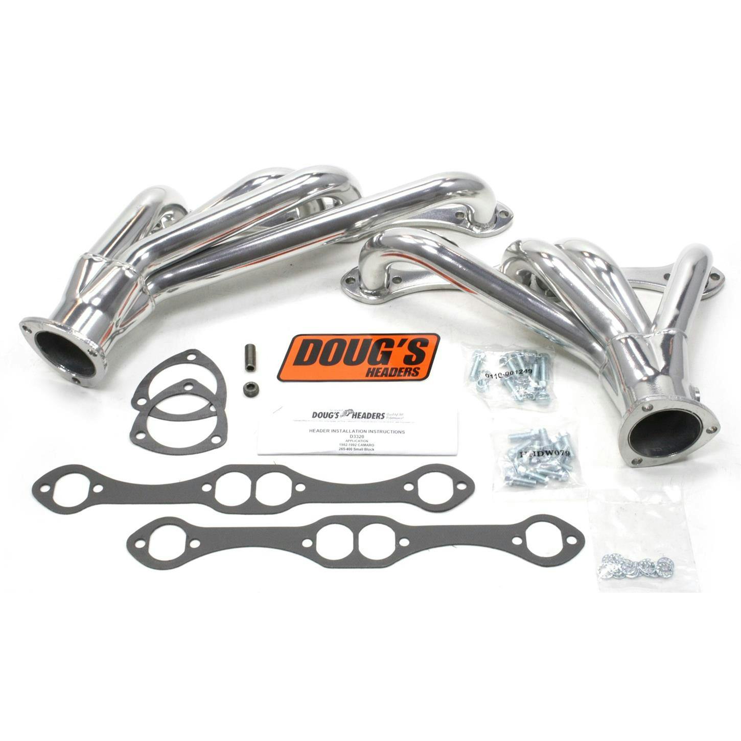 Doug's Headers D3320 Shorty Header, 1-5/8 In, 82-92 Camaro, CC