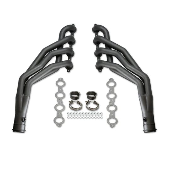 Doug's Headers D3348-B Long Tube Headers, 63-72 Chevy C10 LS, Blk