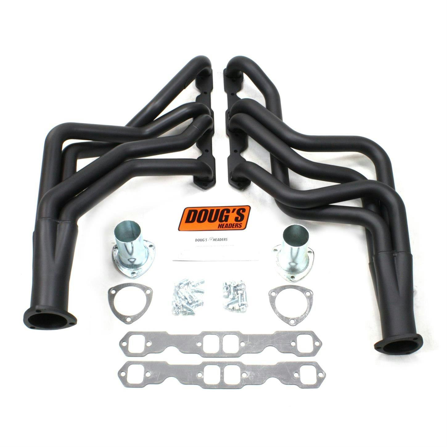 Doug's Headers D336-B Full Length Header, 1-3/4 In, 78-88 GM, Blk