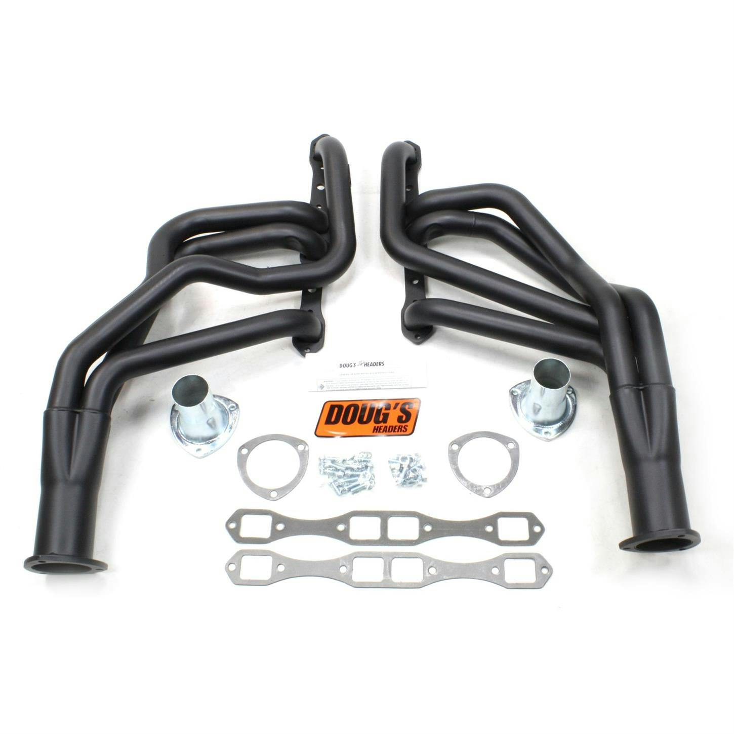 Doug's Headers D452-B Full Length Header, 2 In, 62-72 Mopar, Blk