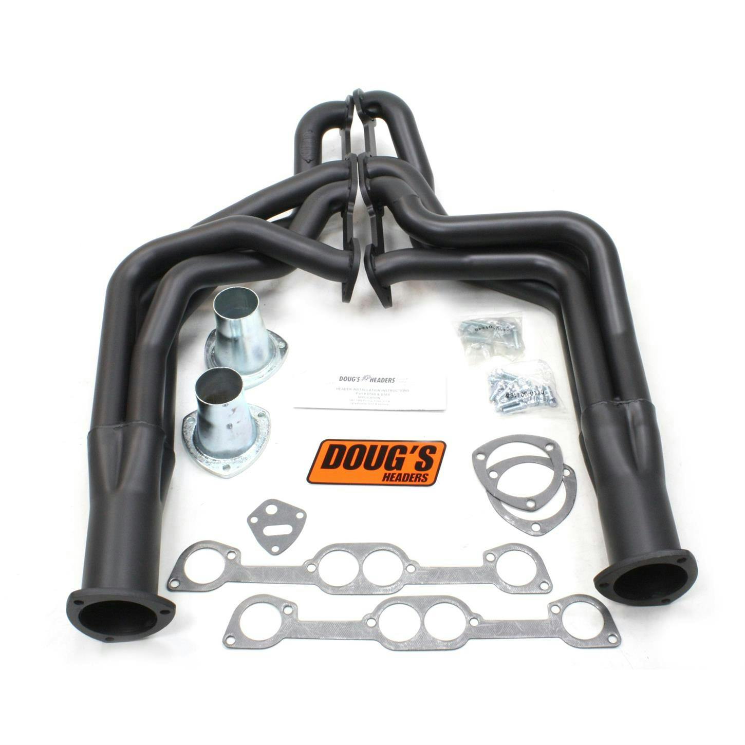 Doug's Headers D568-B Full Length Header 1-7/8 In, 67-69 Firebird, Blk