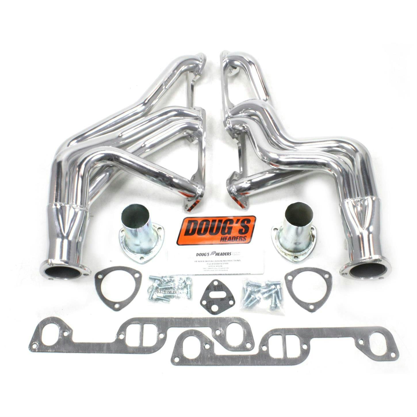 Doug's Headers D569 Full Length Header 1-3/4 In, 67-69 Firebird, CC