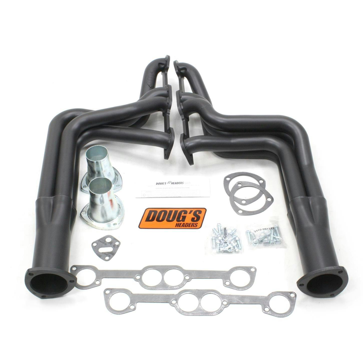 Doug's Headers D581-B Full Length Header 1-7/8In, 70-81 Firebird, Blk