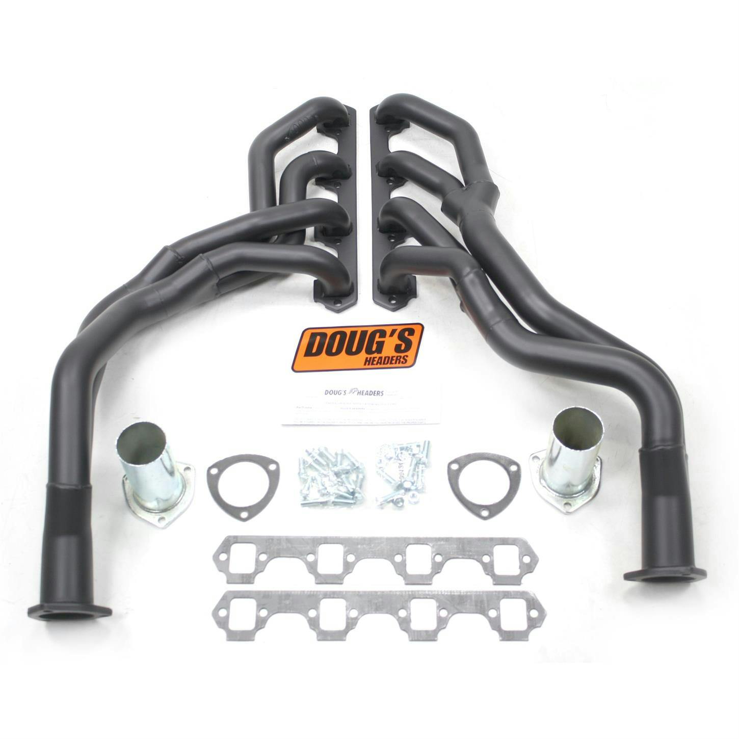 Doug's Headers D662Y-B Tri-Y Header, 1-5/8 In, 62-65 SBF, Blk