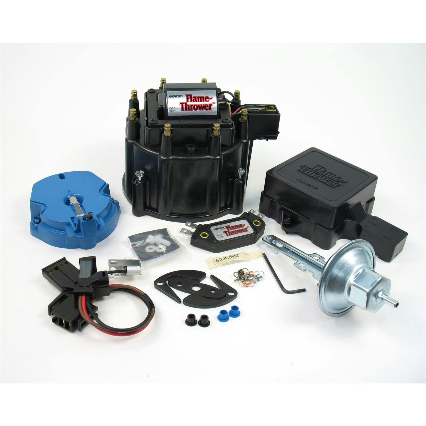 PerTronix D8000 Flame-Thrower Tune Up Kit, GM HEI, Black Cap