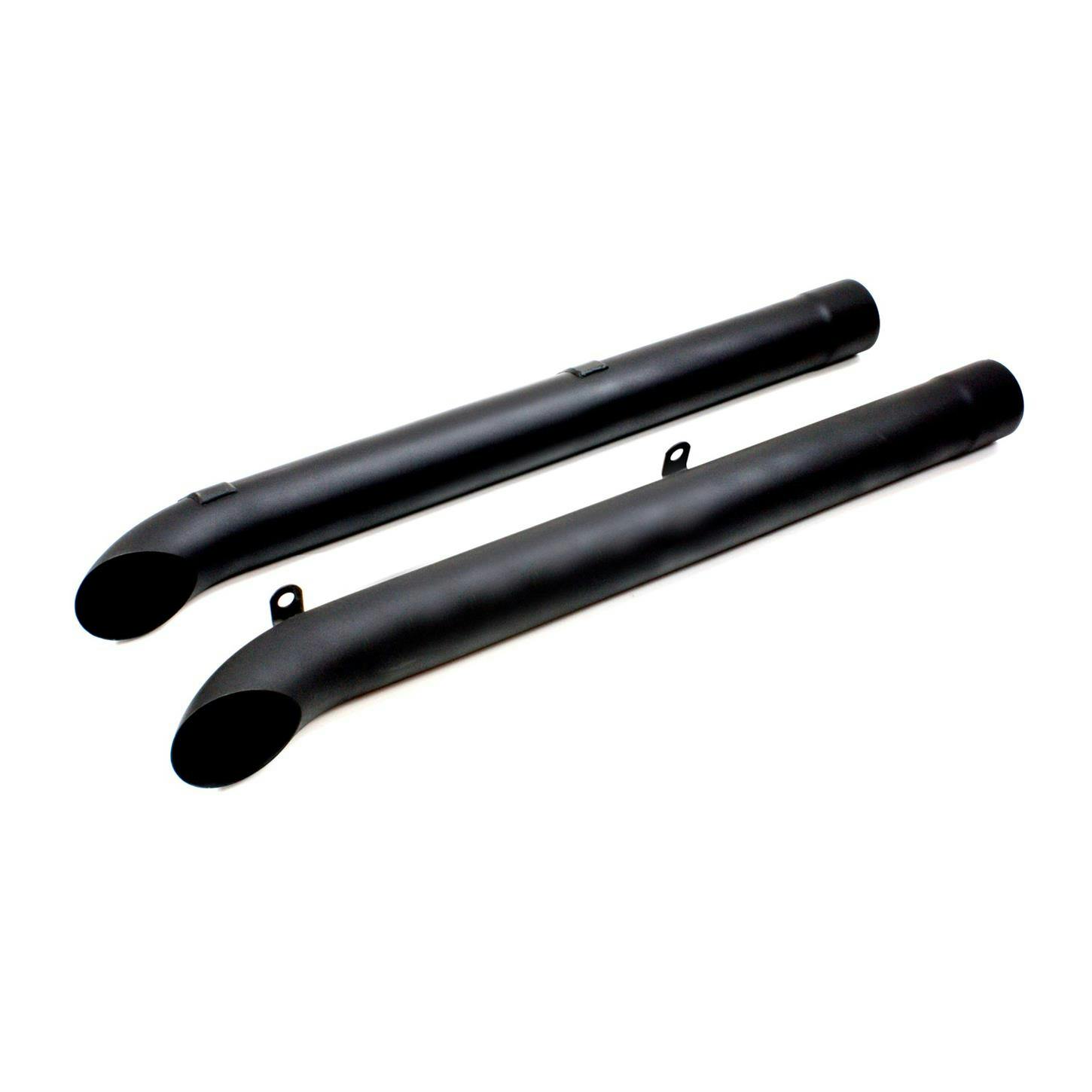 Doug's Headers D930-B Side Pipes, Corvette, Sidemount, Black
