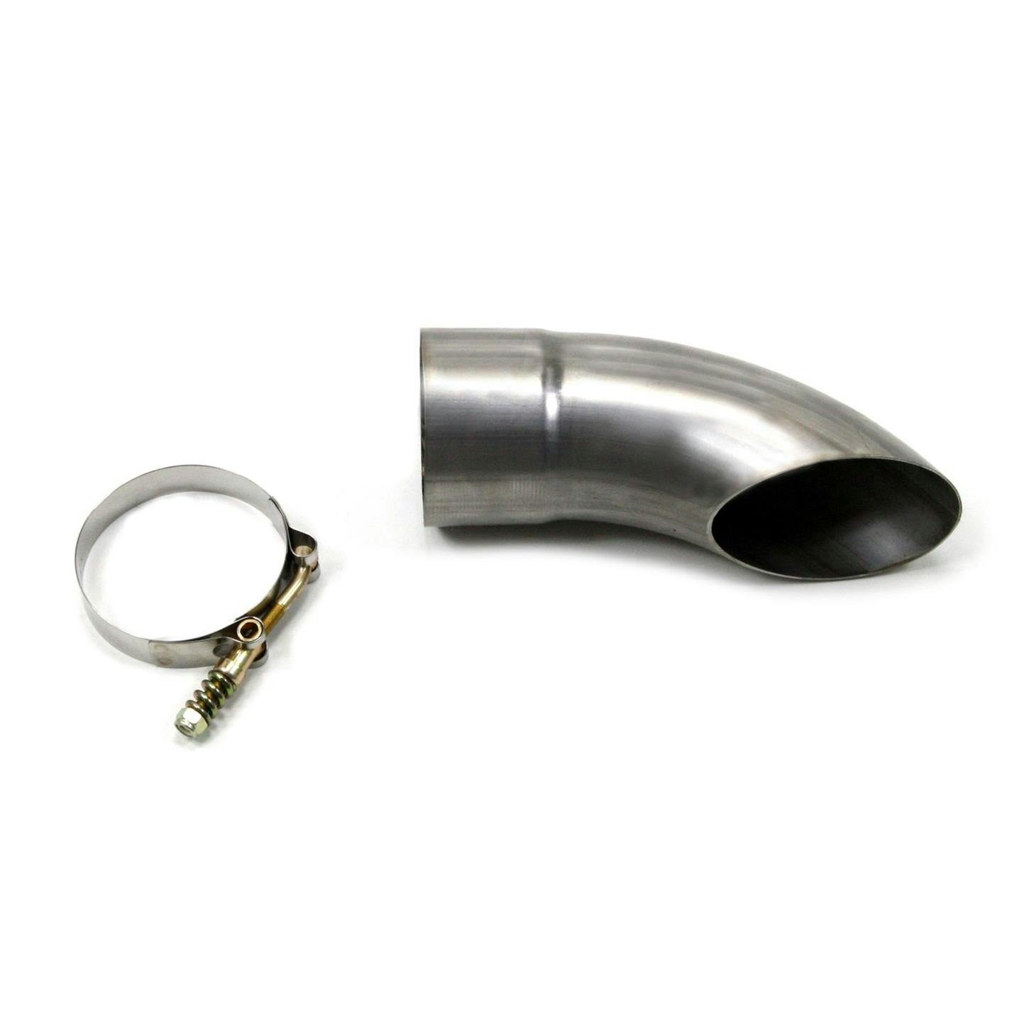 Doug's Headers DEC250ATD Cut-Out Turn Down Tips, 2.5", Stainless