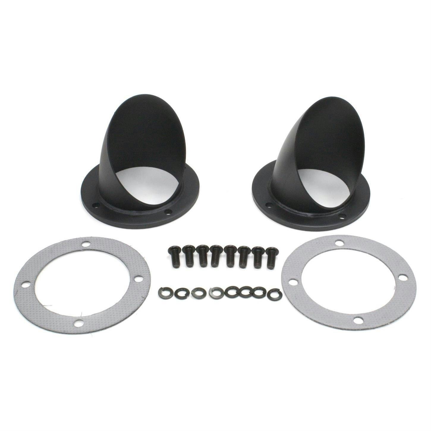 Patriot Exhaust H1145 Lakester Header Turnout Kit, 3 1/2 Inch, Black