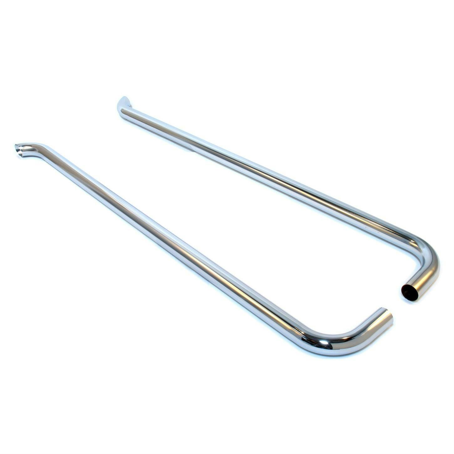 Patriot Exhaust H1260 Low-Line Lake Pipe Slant Style Chrome, 2 x 60