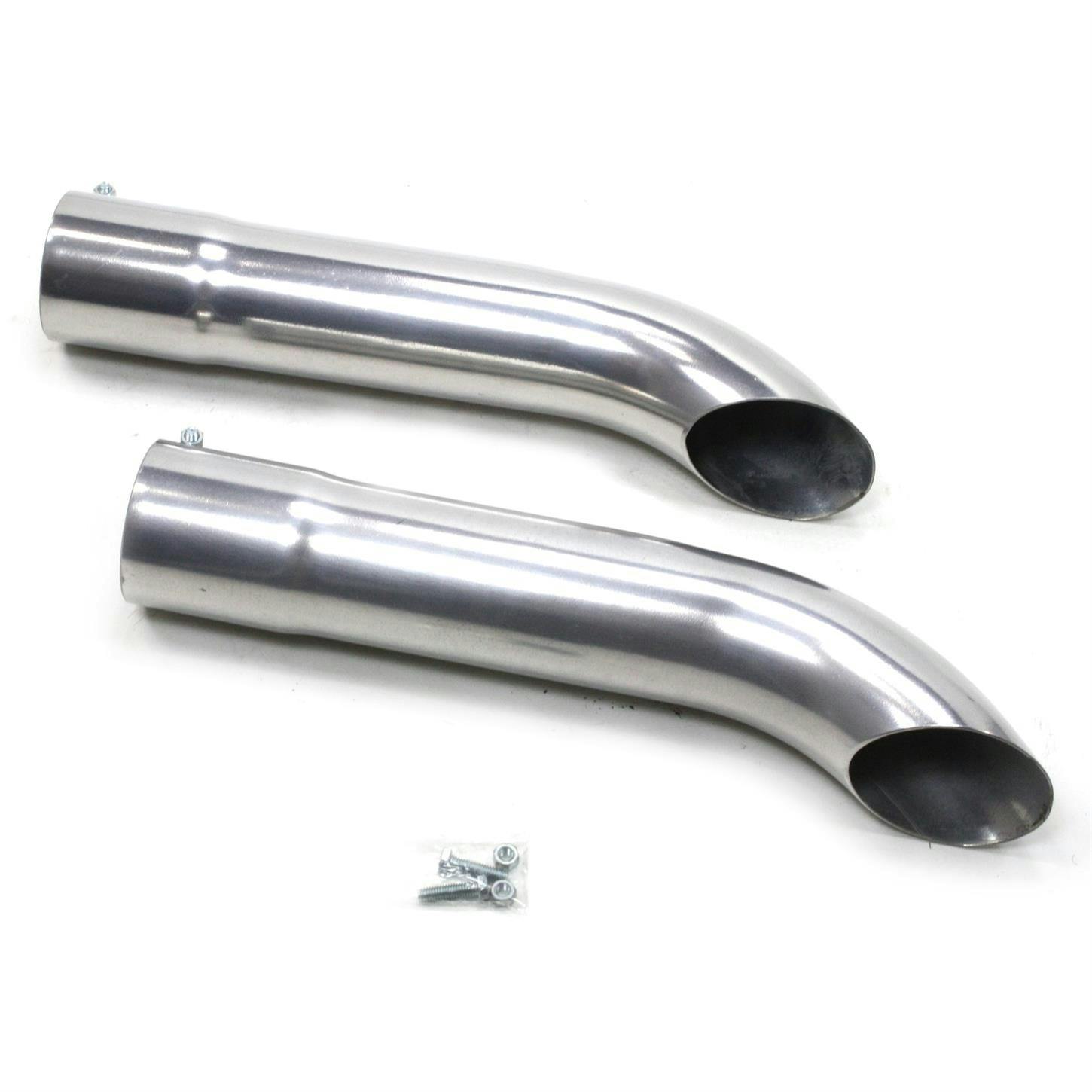 Patriot Exhaust H3812-1 Side Tubes Turnout Muffler, CC, 20 Inch