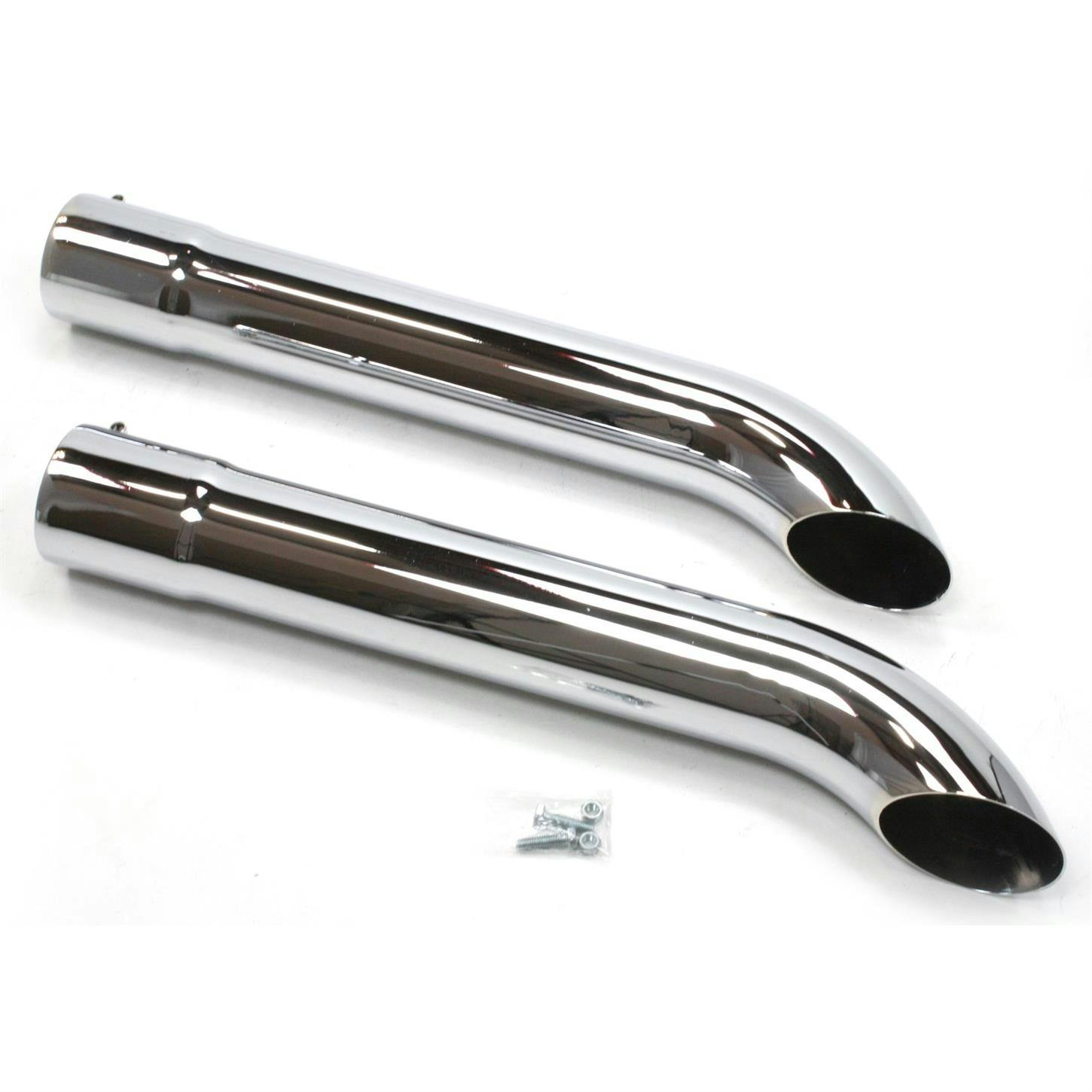 Patriot Exhaust H3820 Side Tubes Turnout, Chrome, 26 Inch
