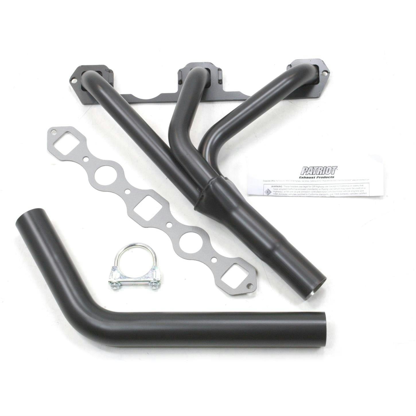 Patriot Exhaust H4800 Classic Import Header, Black, 1-3/8 Inch