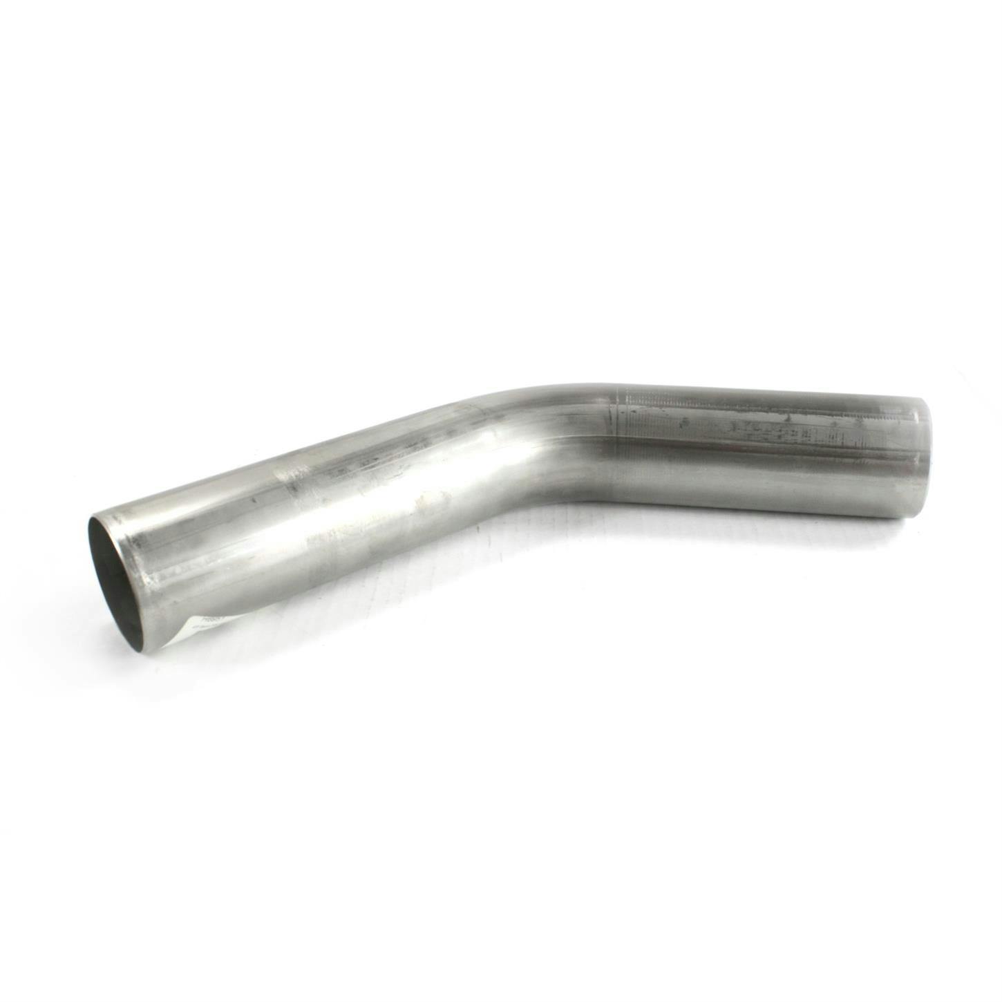 Patriot Exhaust H6951 304 SS Exhaust Pipe, 45 Degree Bends 2-1/2 Inch