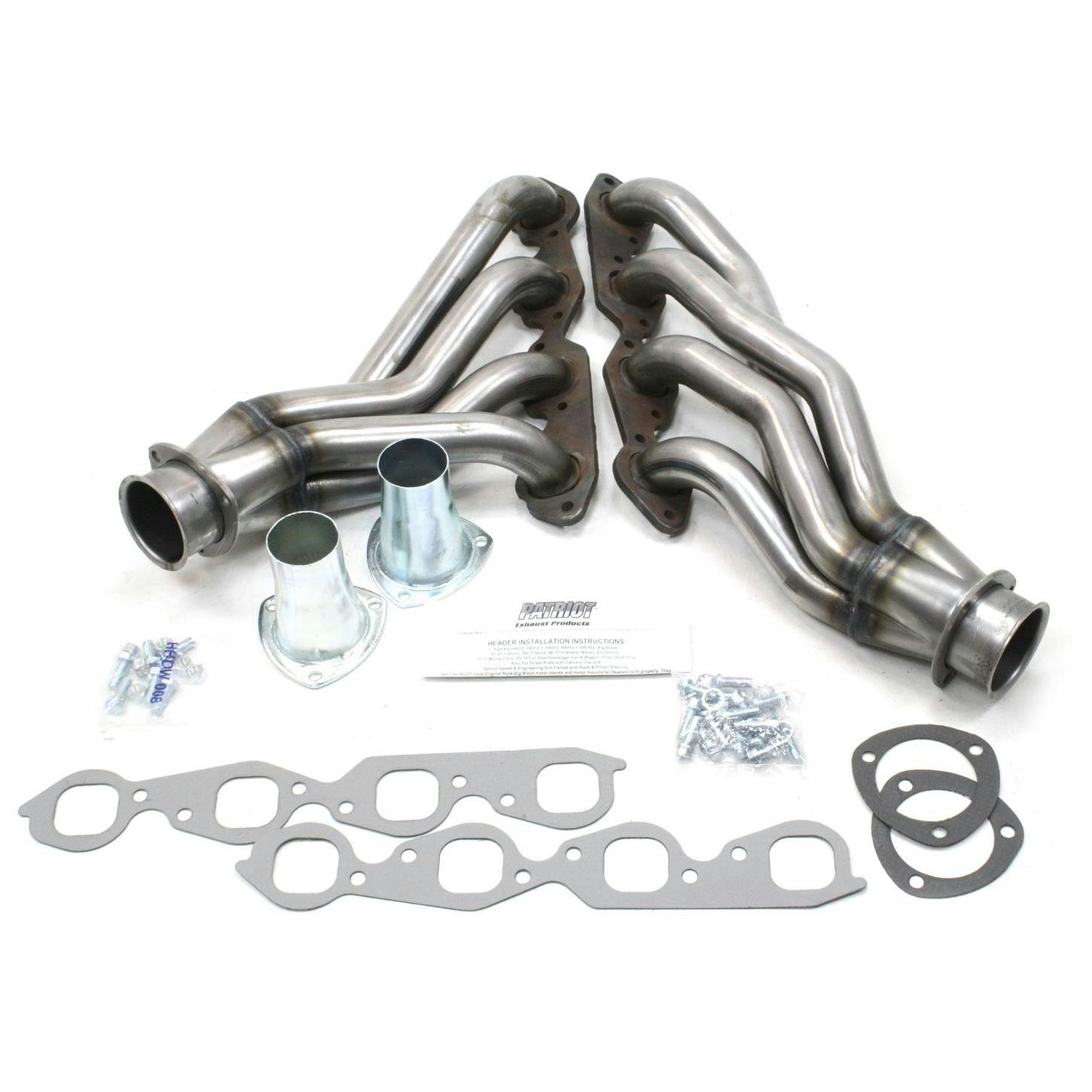 Patriot Exhaust H8012 Clippster Header, 67-81 Camaro BBC, Raw