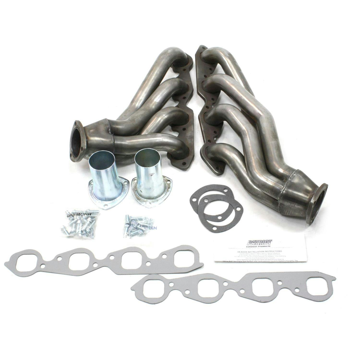 Patriot Exhaust H8013 Clippster Header, 67-81 Camaro BBC, Raw