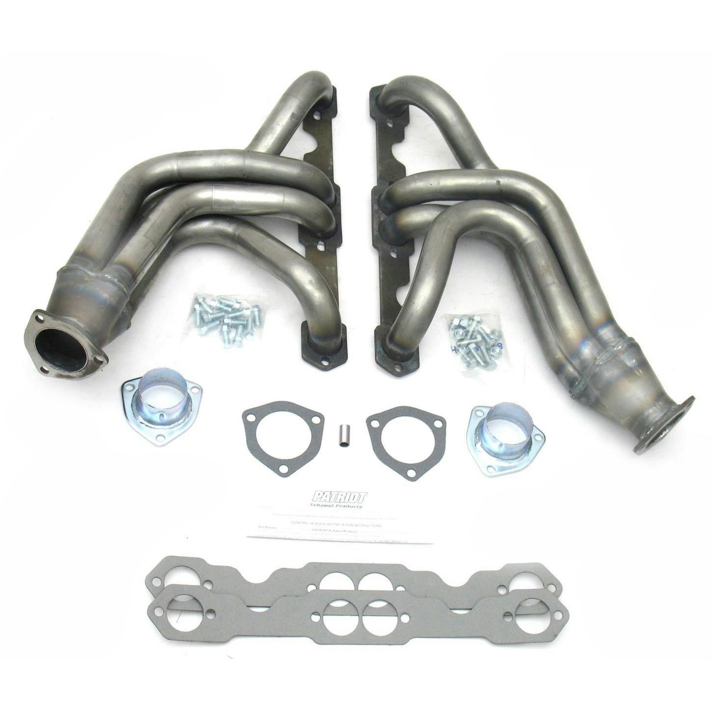 Patriot Exhaust H8025 Tri-5 Header, 55-57 SBC, Raw