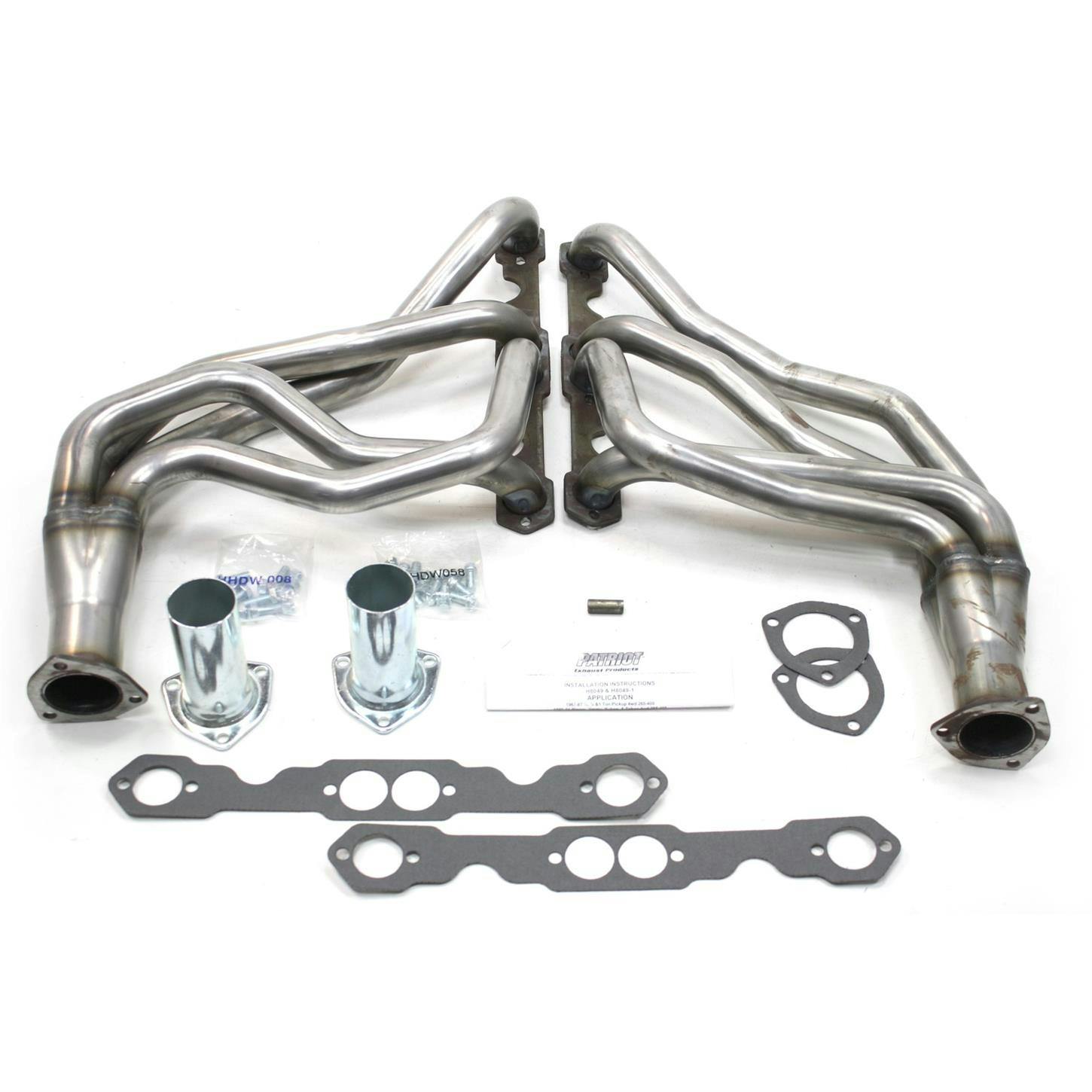 Patriot Exhaust H8049 Header, 67-87 Chevy Truck, Raw, 1-5/8