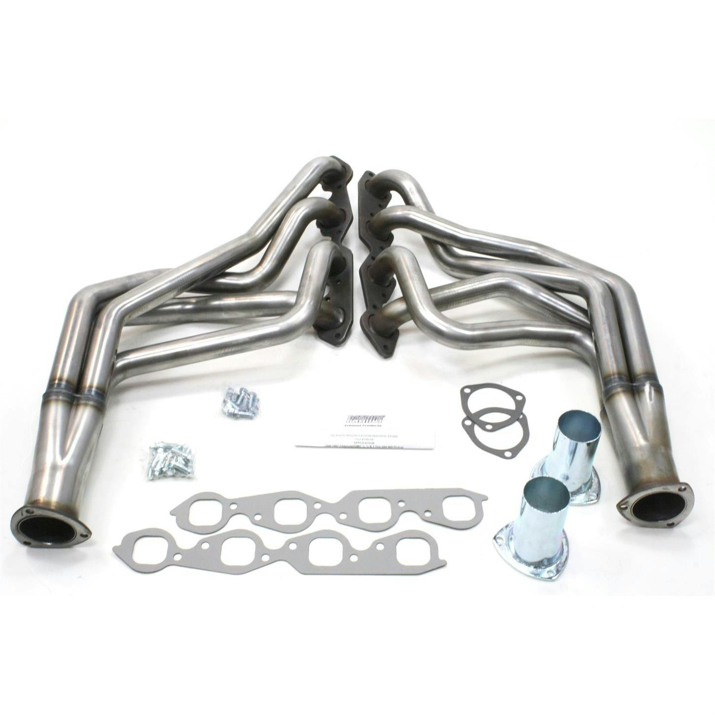 Patriot Exhaust H8054 Header, 73-87 Chevy Truck BBC, Raw, 1-3/4 Inch