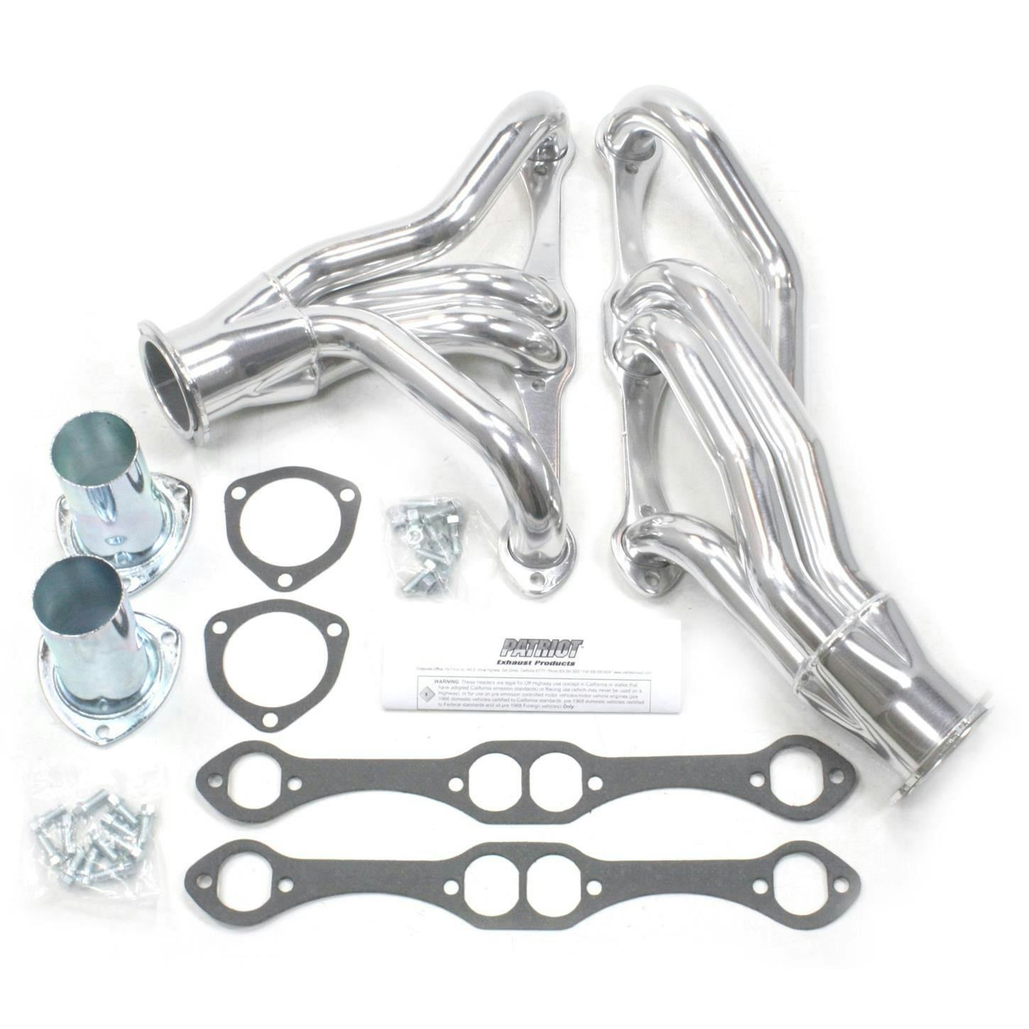 Patriot Exhaust H8056-1 Clippster Header, 64-94 GM, CC, 1-5/8 Inch