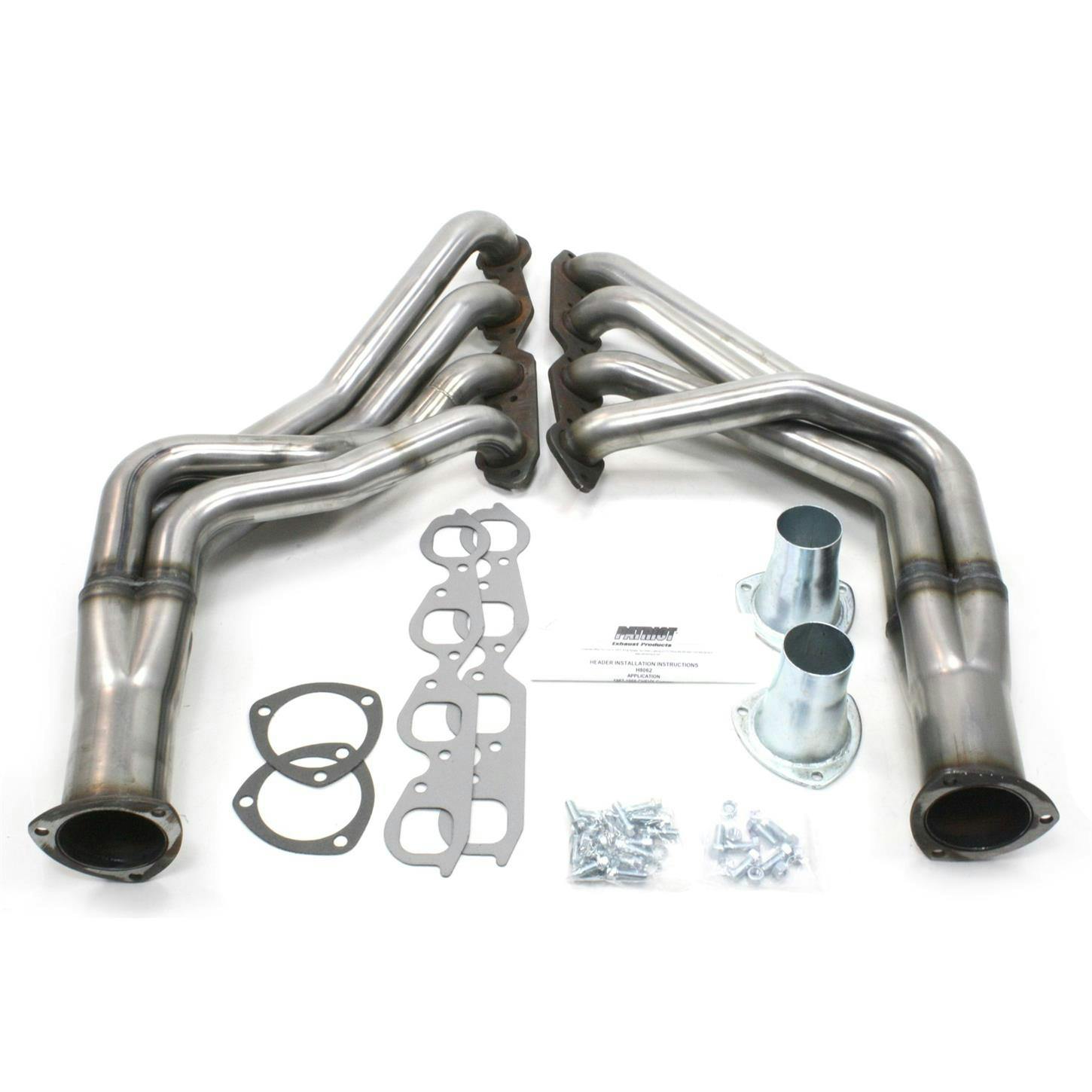 Patriot Exhaust H8062 Headers, 67-69 Camaro BB, Raw, 2 Inch