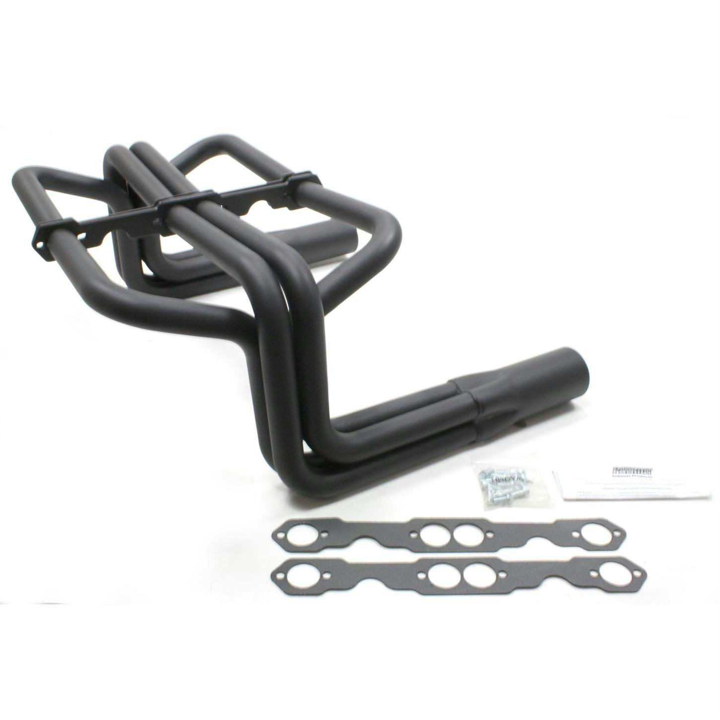 Patriot Exhaust H8071-B Roadster Header, Street Rod Hi-Boy SBC, Black