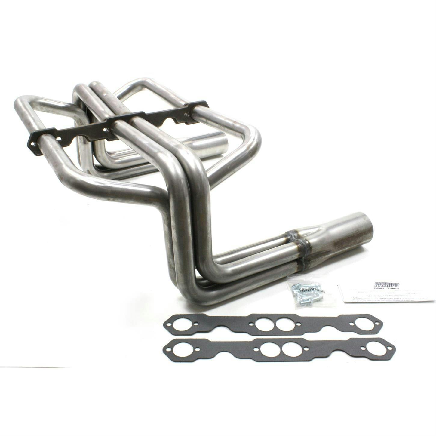 Patriot Exhaust H8071 Roadster Header, Street Rod Hi-Boy SBC, Raw