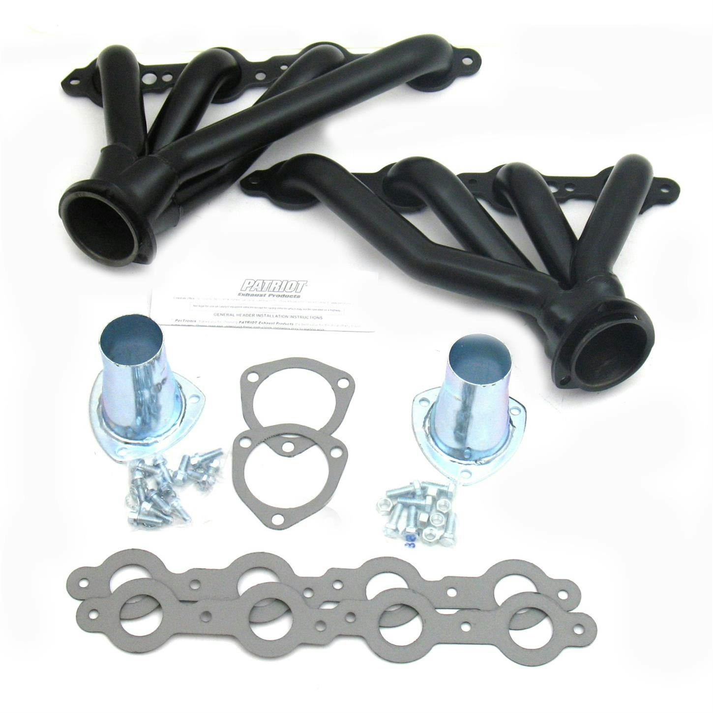 Patriot Exhaust H8076 Shorty Header, 67-69 Camaro LS1/LS6, Black