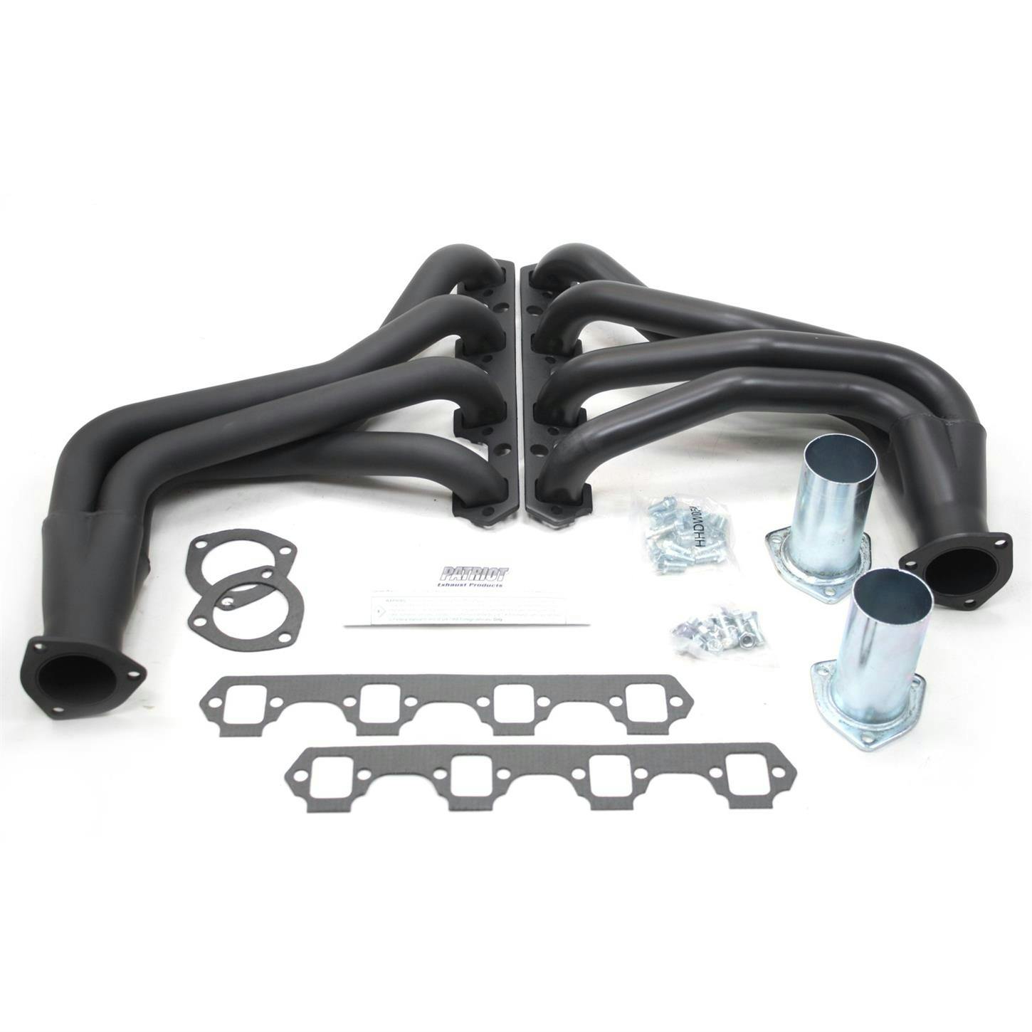 Patriot Exhaust H8405-B Full Length Header, 65-74 Ford Truck, Black