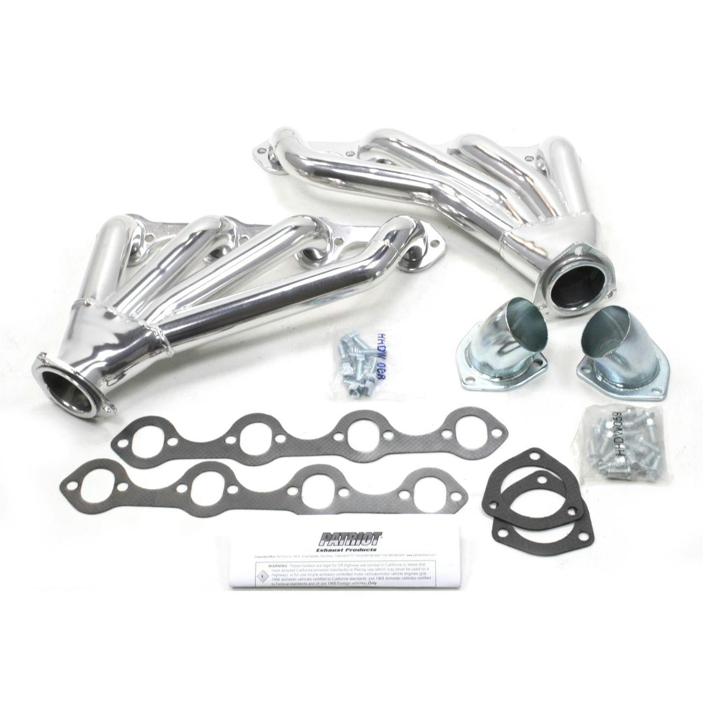 Patriot Exhaust H8482-1 Tight Tuck Rear Swept Style Header, SBF, CC