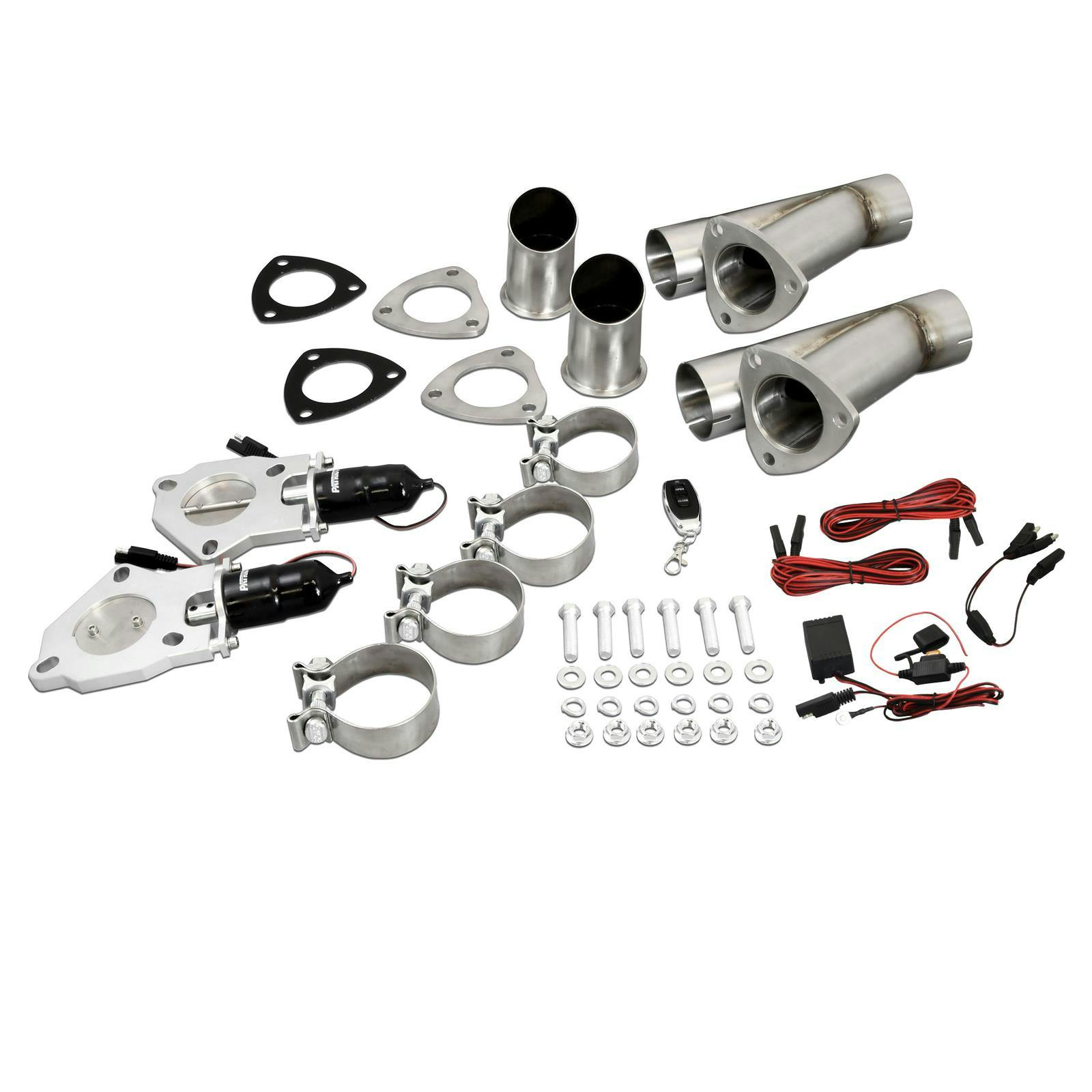 Patriot Exhaust PEC250K Electronic Dual Cutouts, 2.5 Inch