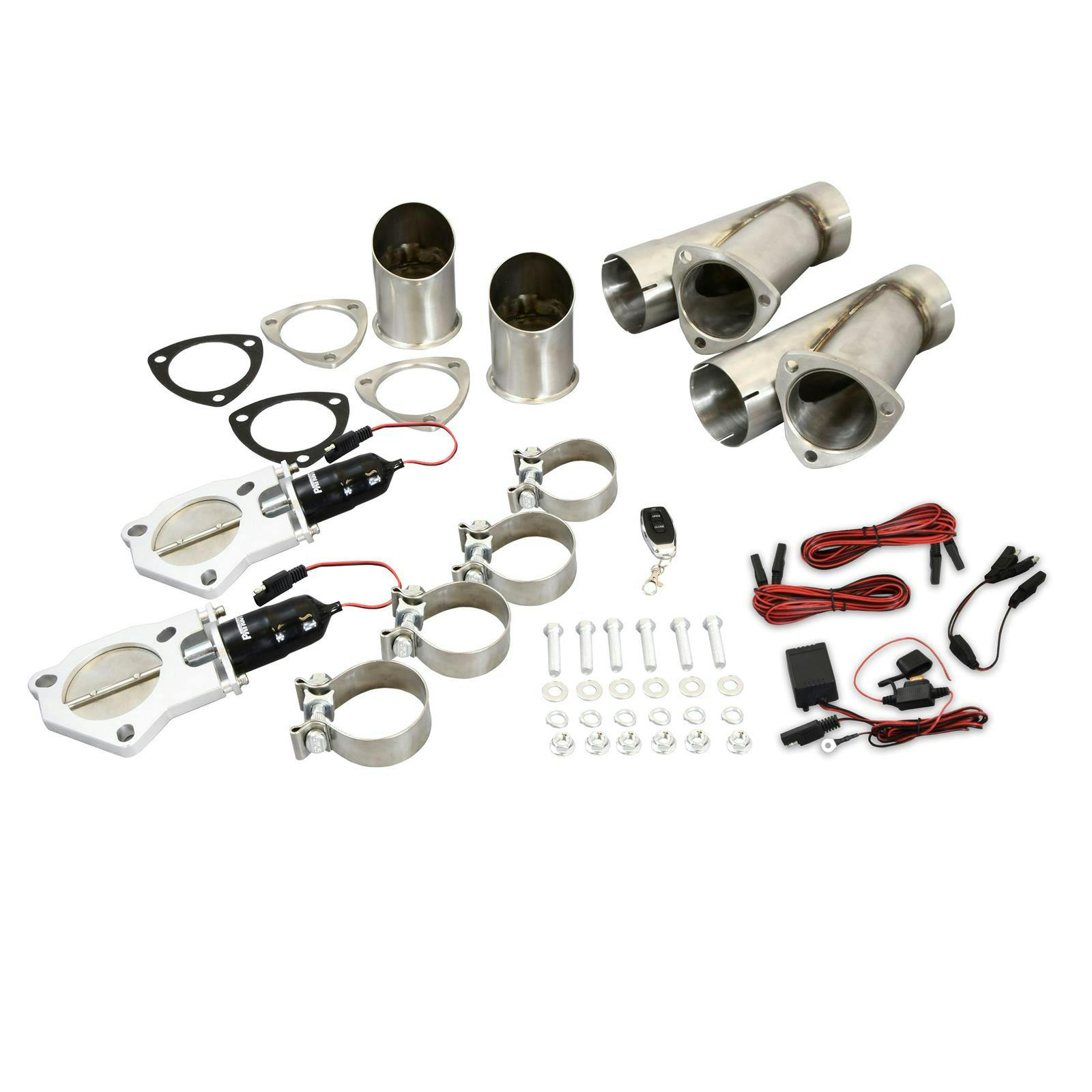 Patriot Exhaust PEC300K Electronic Dual Cutouts, 3 Inch