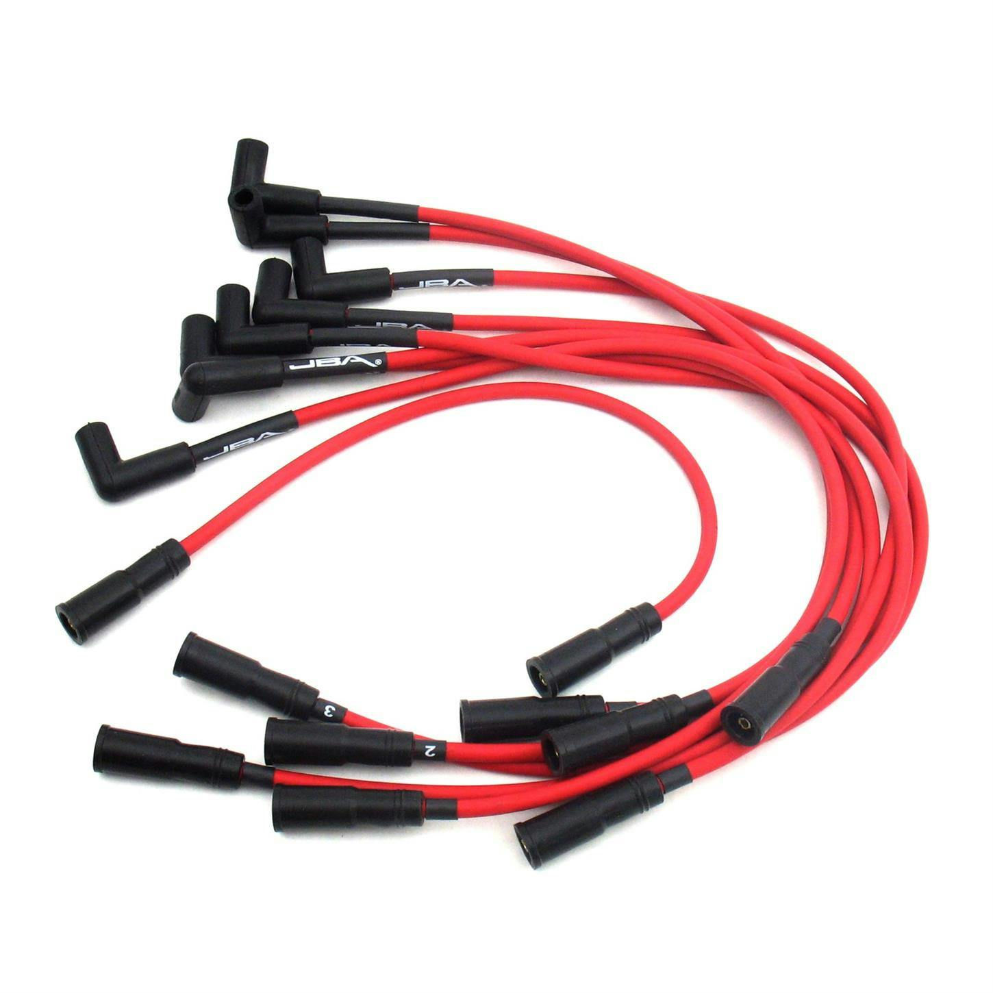JBA W0832 Ignition Wires, 96-99 GM Truck Red