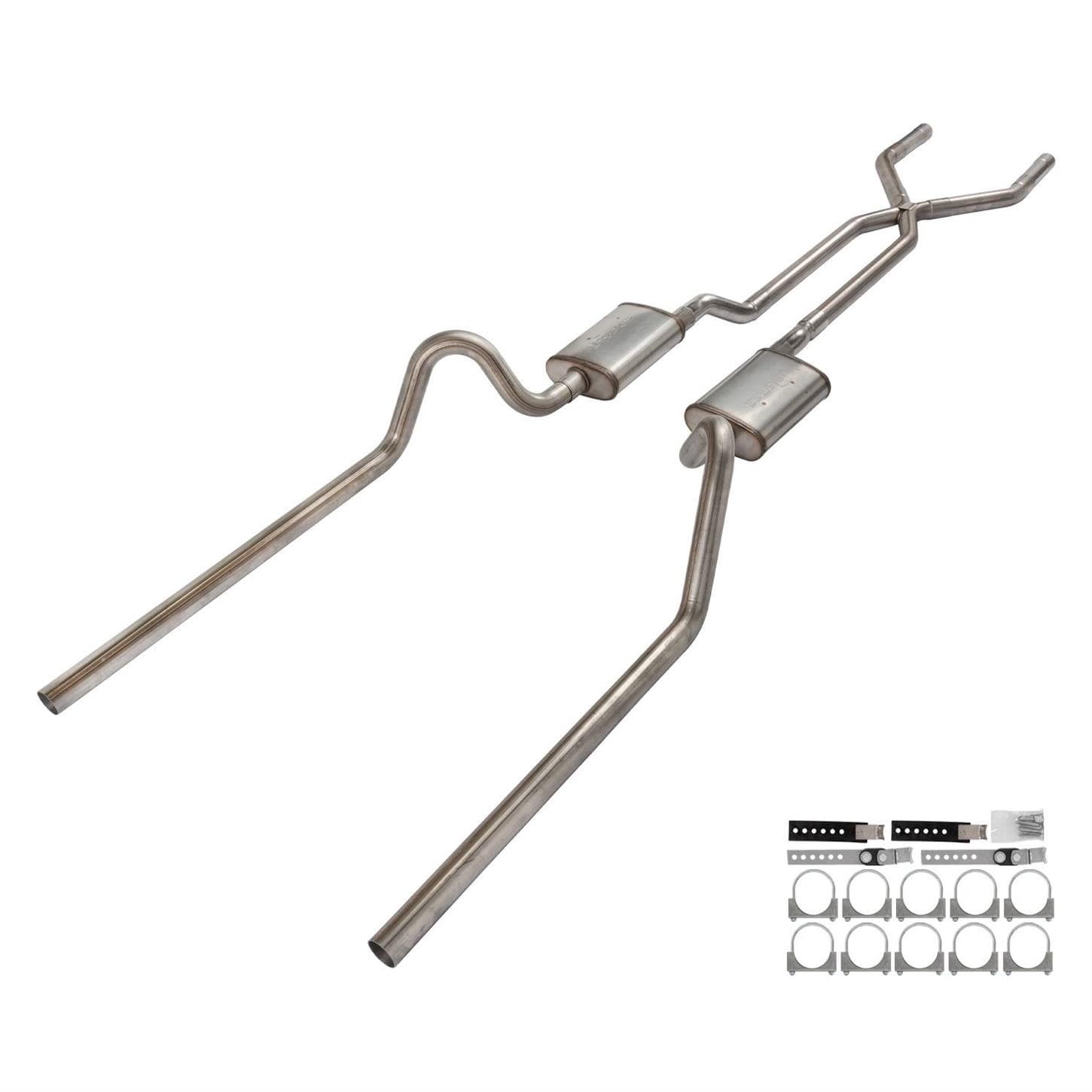 Pypes Performance SFF11R 66-71 Fairlane 2.5 Inch X-Pipe Exhaust