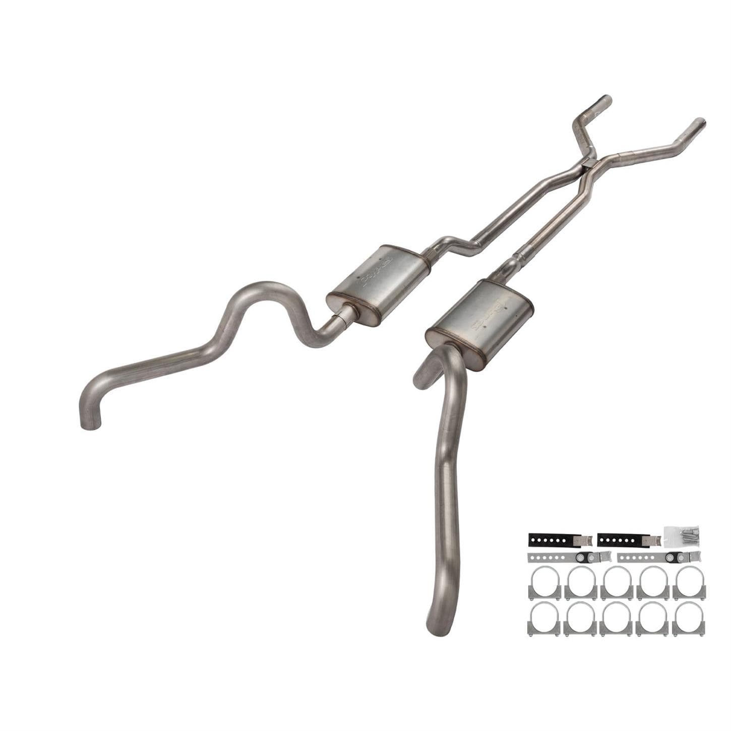 Pypes Performance SFF40R 66-71 Fairlane 2.5 Inch X-Pipe Exhaust