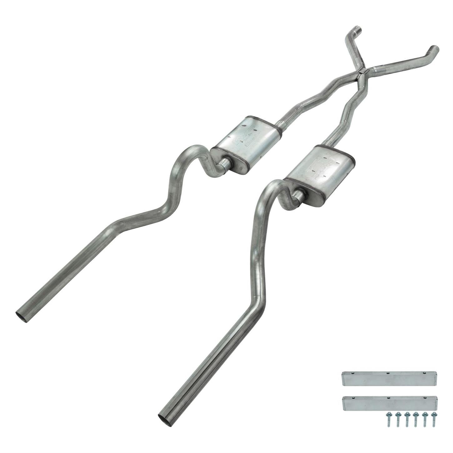 Pypes Performance SFM05T 65-70 Mustang Split Rear Dual Exhaust
